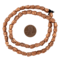 The Bead Chest 8x5mm Metal Skull Beads for Jewelry Making – Copper Finish – 16 Inch Strand, Durable Brass Base, Hole Size 1-2mm – DIY Crafts, Necklaces, Bracelets, Tribal & Goth Designs